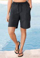 Taslon Coverup Board Shorts with Built-In Brief - Swim 365