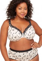 Full-Coverage Smooth Underwire Bra With Lace - Catherines