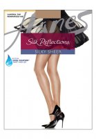 Silk Reflections Control Top Reinforced Toe Pantyhose - Hanes
