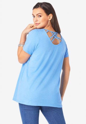 Strappy Back Ultimate Tee - Roaman's