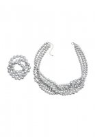 Beaded Necklace and Bracelet Set - Jessica London