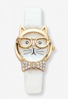 Cat Watch Round Crystal - PalmBeach Jewelry