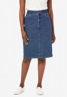 Tummy Control Denim Skirt - Jessica London