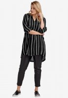 Notch Neck Crinkle Tunic - ellos