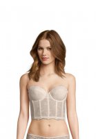 Strapless Lace Corselet - Dominique