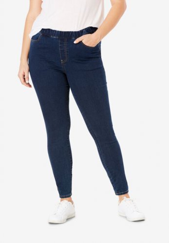 4-Pocket Stretch Jeggings - ellos