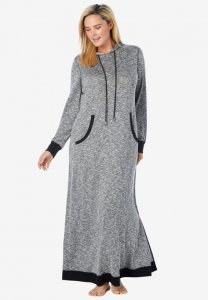 Marled Hoodie Sleep Lounger - Dreams & Co.