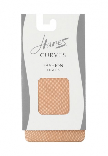 Curves Fishnet Tights - Hanes - Click Image to Close