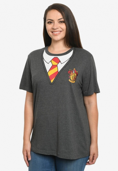 Women's Harry Potter T-Shirt Costume Tee Hogwarts Gryffindor - Harry Potter - Click Image to Close