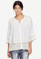 Crochet Trim Blouse - ellos