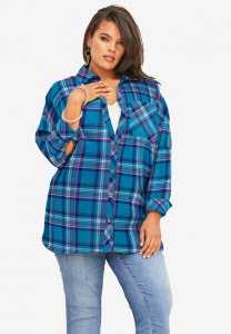 Flannel Tunic - Roaman's