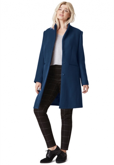 Malin Wool-Blend Coat - ellos - Click Image to Close