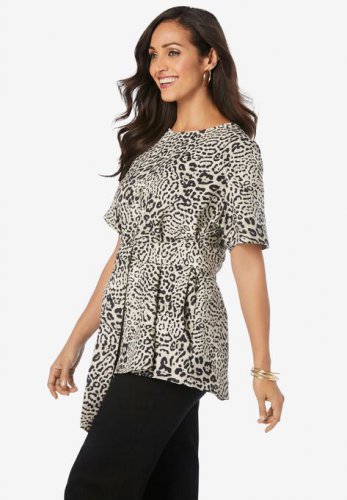 Tie-Front Tunic - Jessica London