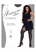 Curves Illusion Thigh Highs - Hanes