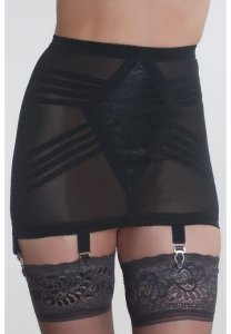 Shapette Open Bottom Girdle w/ Garters - Rago