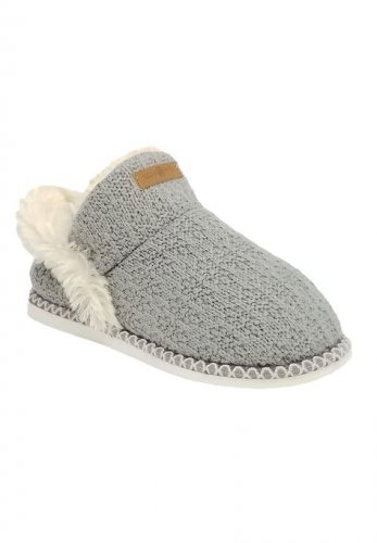 Textured Knit Ankle Slipper Boot Slippers - GaaHuu