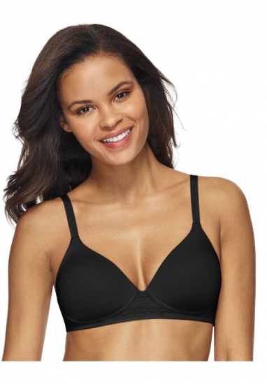 T-Shirt Soft Natural Lift Foam Wirefree Bra - Hanes - Click Image to Close