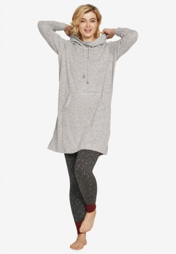 Funnel-Neck Lounge Sweatshirt Tunic - ellos