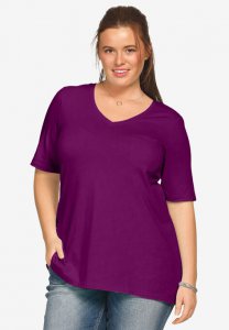 V-neck A-line Tunic - ellos