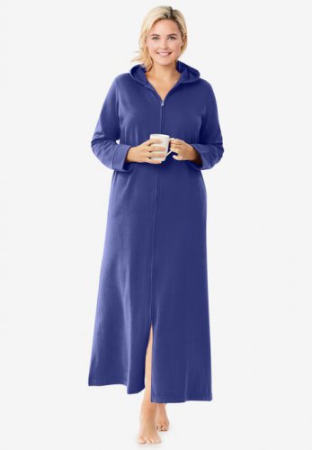 Hooded Fleece Robe - Dreams & Co.