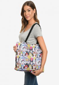 Disney Princesses & Villains Tote Bag Travel Beach Carry-on All-over Print - Disney