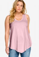 V-Neck Pointed Front Tank - ellos