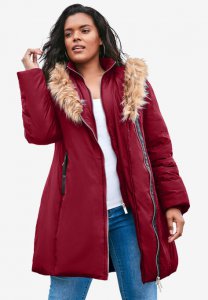 Double-Layer Puffer Coat - Roaman's