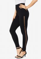 Crochet Essential Stretch Legging - Roaman's