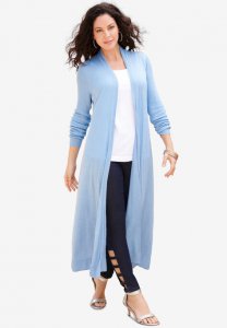 Fine Gauge Duster Cardigan - Roaman's