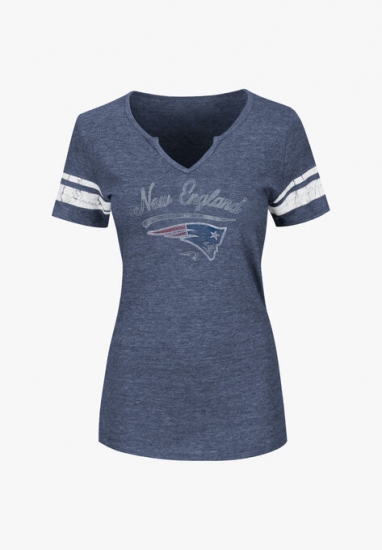 NFL Notch Neck Tee - NFL - Click Image to Close