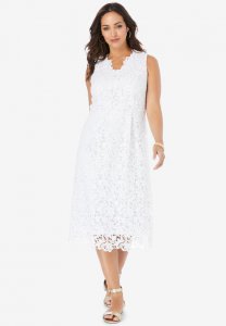 Lace Midi Dress - Jessica London