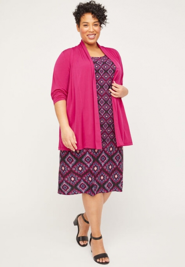 Terrace Ridge Jacket Dress - Catherines - Click Image to Close