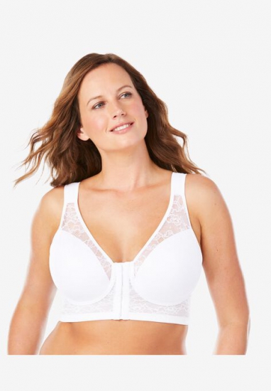 Ava Front-Close Lace Wireless Posture Bra 5230 - Leading Lady - Click Image to Close