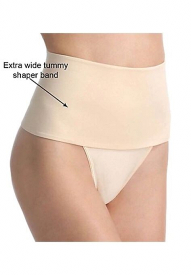 Soft Shaping Wide Band Thong - Rago - Click Image to Close