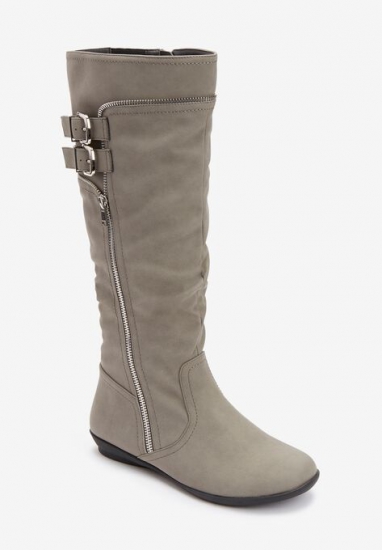 The Pasha Wide-Calf Boot - Comfortview - Click Image to Close