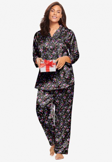 The Luxe Satin Pajama Set - Amoureuse - Click Image to Close