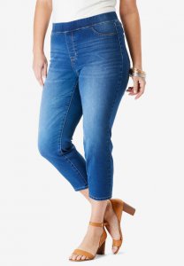 The No-Gap Capri Jean by Denim 24/7 - Denim 24/7