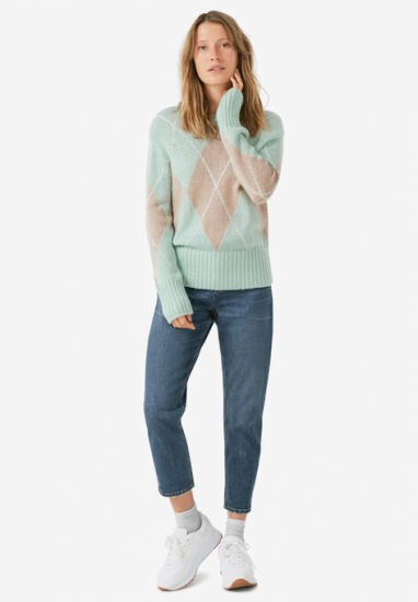 Argyle Pullover - ellos - Click Image to Close