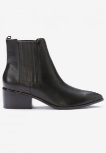 Leather Chelsea Bootie - ellos