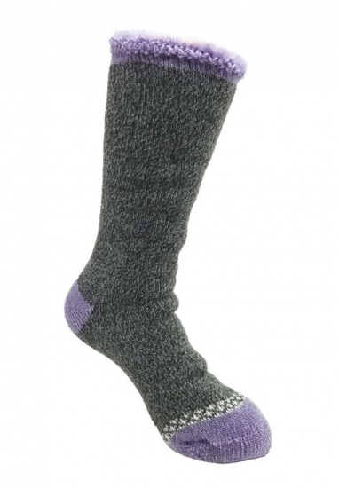 Solid Color Thermal Sock Socks - GaaHuu - Click Image to Close
