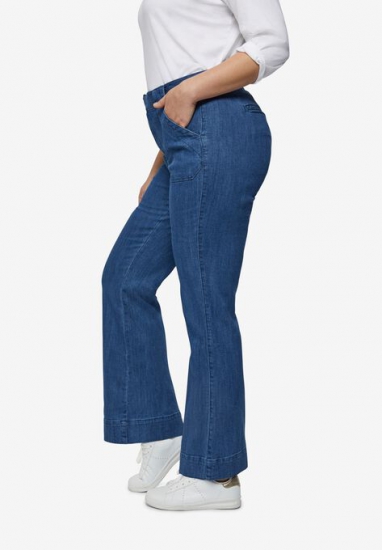 High-Waist Wide Leg Jeans - ellos - Click Image to Close