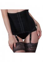 Waist Cincher with Detachable Metal Garters - Rago