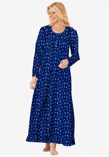 Long sleeve gown - Dreams & Co. - Click Image to Close