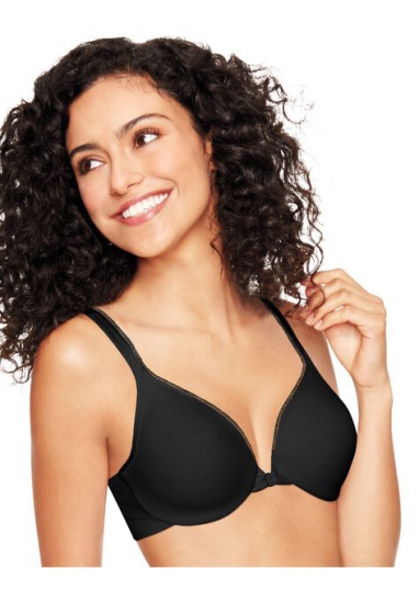 Ultimate ComfortBlend T-Shirt Front-Close Underwire Bra - Hanes - Click Image to Close