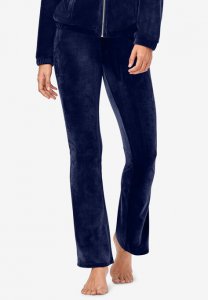 Velour Bootcut Lounge Pants - ellos