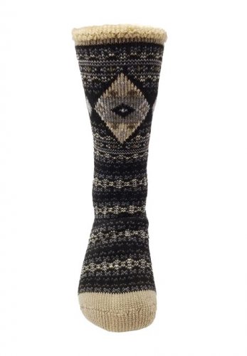 Diamond Fairisle Thermal Sock Socks - GaaHuu