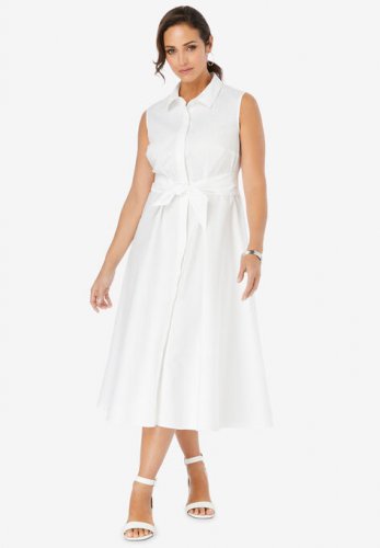 Cotton Shirtdress - Jessica London