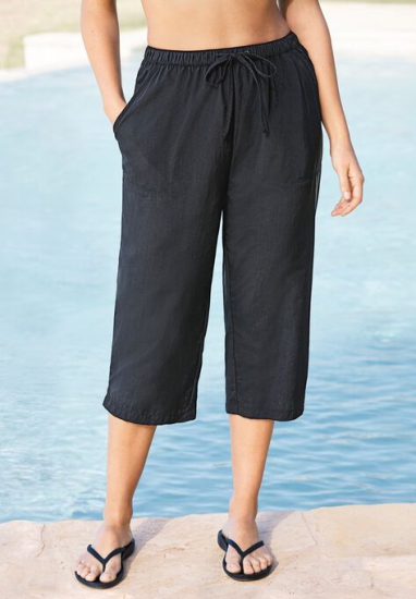 Taslon Capri Coverup Pant - Swim 365 - Click Image to Close