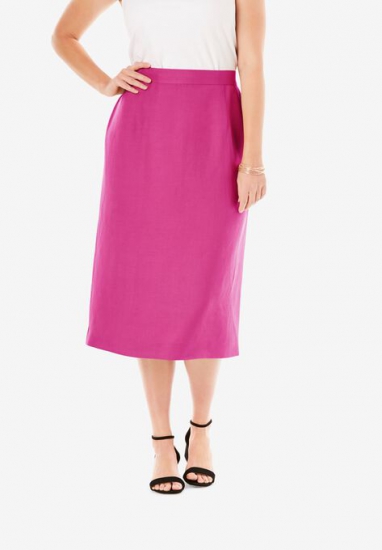 Linen Skirt - Jessica London - Click Image to Close