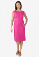 Linen Sheath Dress - Jessica London